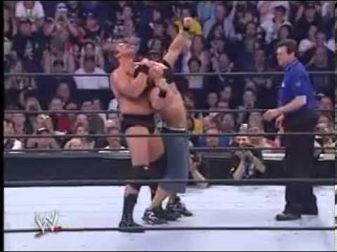 John Cena's first WWE Championship Title Win ( John Cena vs JBL ) - Wrestlemania 21 !!