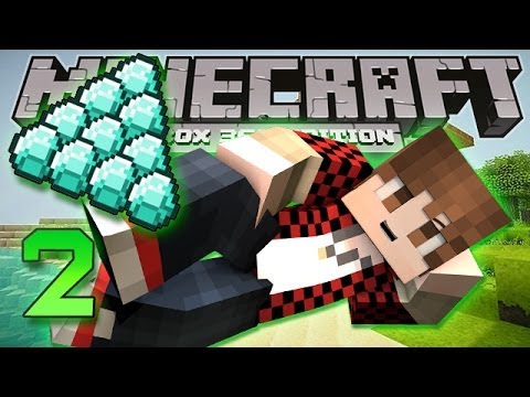 Minecraft Xbox - How To Find Diamonds! w/Mitch & Jerome! [2]