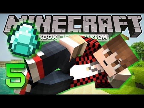 Minecraft Xbox - Lucky Diamond! w/Mitch & Jerome! [5]