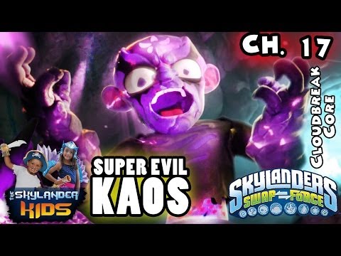 Let's Play Skylanders Swap Force: Super Evil Kaos Boss Battle - Cloudbreak Core - THE END (Ch. 17)