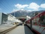 View of Alps from Brig Train station. The Shanghai South Railway Station, opened in June 2006, has the world's largest circular transparent roof