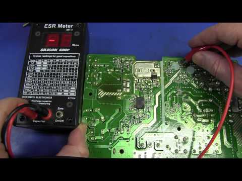 EEVblog #365 - ESR Meter Bad Cap Monitor Repair