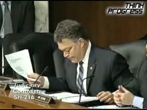 Franken Destroys Focus On The Family Witness