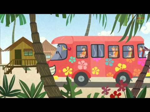 Wheels on the bus Nursery Rhyme with Lyrics