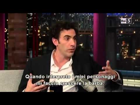 Sacha Baron Cohen on David Letterman Full Interview