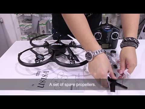 UDI U818A 4CH RC Quadcopter RTF 2.4GHz Unboxing @ RC-Fever.com