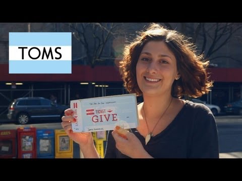 TOMS Ticket To Give - Winner #5