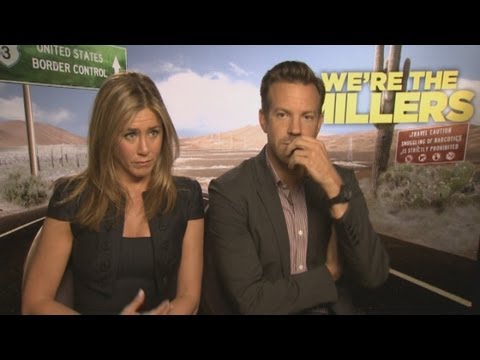 Hilarious video: Jennifer Aniston plays penis pictionary during We're The Millers interview!