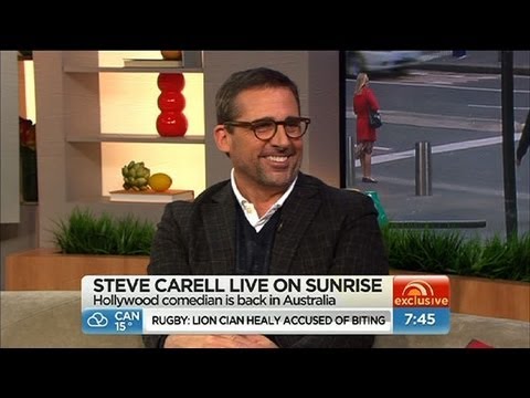 Sunrise - Steve Carell in Australia