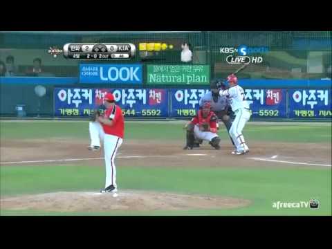 Hyun-jin Ryu -Hanwha Eagles   VS KIA on July 25th 2012 in Korea