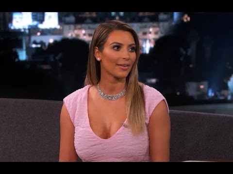 Kim Kardashian on Jimmy Kimmel Live PART 2