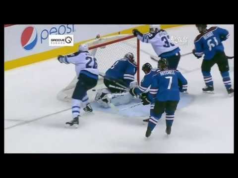 Winning Jets OT Goal vs Colorado And Byfuglien Punching Varlamov