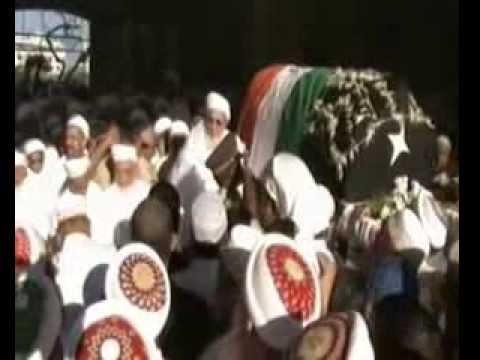 The funeral procession of Dr Syedna Mohammed Burhanuddin ( 18 Jan 2014 )