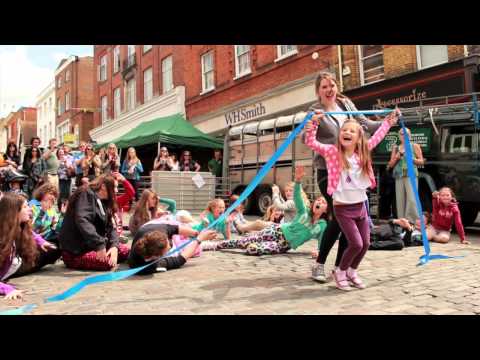 Angels Theatre Flash Mob Dance - Guildford High Street - 28/07/12