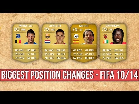 FIFA 10 - 14 | EP 2: Biggest Player Position Changes!