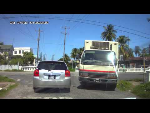 GUYANA , Water Street to Pegasus,Sea Wall.