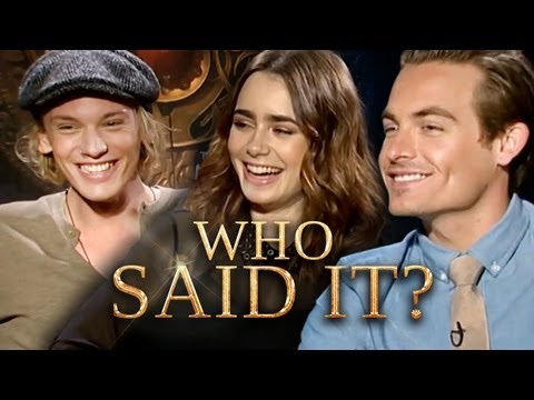 The Mortal Instruments Cast: Who Said It? Jamie Campbell Bower, Lily Collins, Kevin Zegers