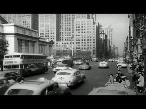 HD Stock Footage New York City Scenes 1940's