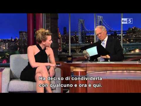 Scarlett Johansson al David Letterman (21-11-2012) sub ita