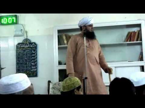 Moalana manzoor saheb in Dina city Jamia Masjid Hasan bin Sabat Saqi-e-Kaosar Conference 19 05 2012