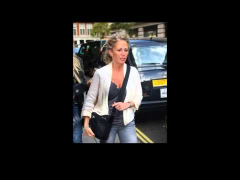 Lucy Benjamin out and about in central London London England...