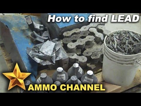 How to find free & cheap lead for bullet casting and reloading ammo