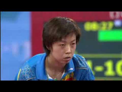 China vs Singapore - Women's Table Tennis Singles - Beijing 2008 Summer Olympic Games