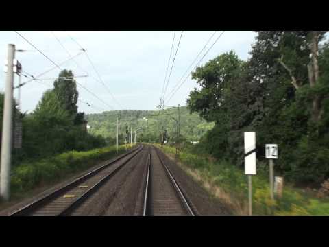 Führerstandsfahrt: Großkorbetha - Weißenfels - Naumburg - Apolda - Weimar (August 2013)