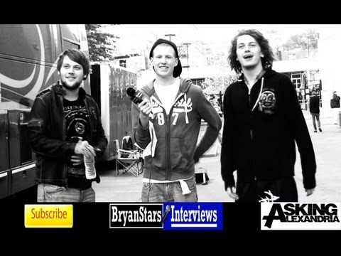 Asking Alexandria Interview #2 Danny Worsnop & Ben Bruce 2012