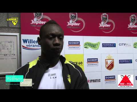 RAEC Mons - K. Lierse S.K.: interview Mario Diagne