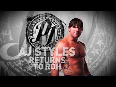 AJ STYLES ON HIS RING OF HONOR RETURN - THIS SAT IN NASHVILLE