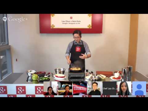 Lau Chun x Google Cookalong Hangouts