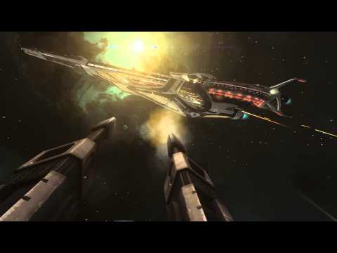 Elite: Dangerous Capital Ship Battle Video