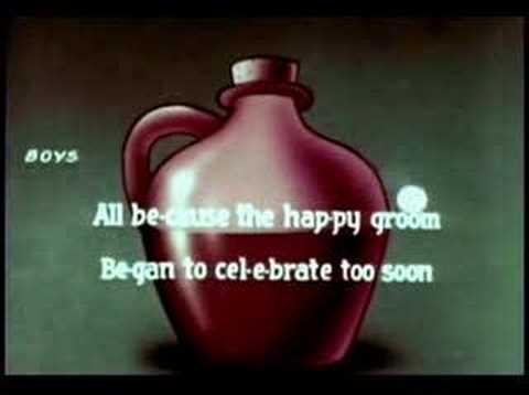 Little Brown Jug  (Cartoon Sing along)