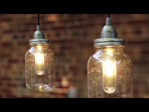 DIY MASON JAR LIGHT / LANTERN