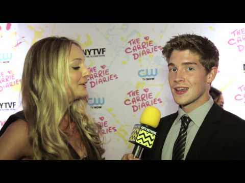 AfterBuzz TV Interviews Brendan Dooling @ CW's The Carrie Diaries Premiere