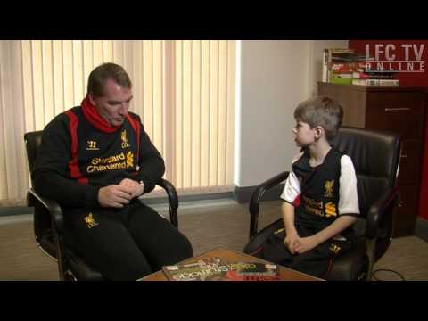 Brendan Rodgers grilled by 9-year-old