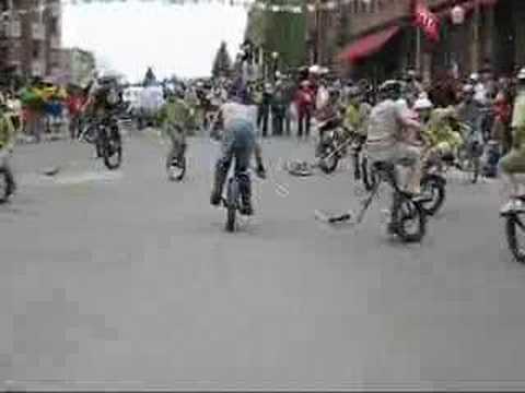 Unicycle Hockey