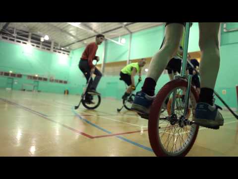 The Amazing Sport of Unicycle Hockey