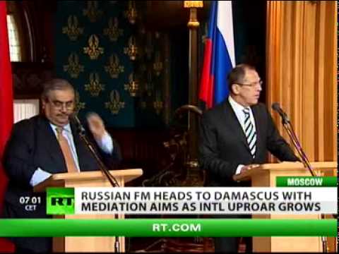 Syria: Lavrov in Damascus seeking hope....