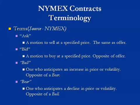 EBF 301 NYMEX Order Flow