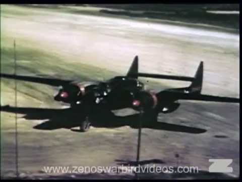 Northrop P-61 Black Widow Night Fighters in Color -1945