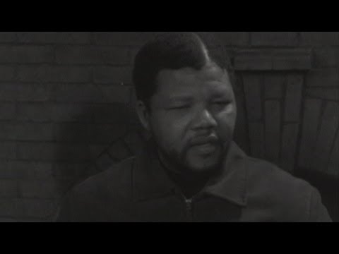 Nelson Mandela's first TV interview in 1961 by ITN reporter Brian Widlake