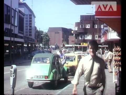 Verkeer in centrum Assen 1979