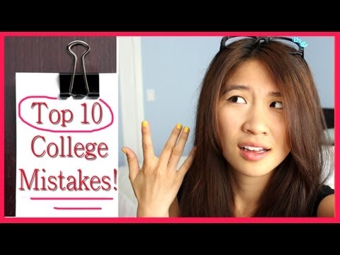 My Top 10 College Mistakes! (Freshman Year) - Back to School Advice