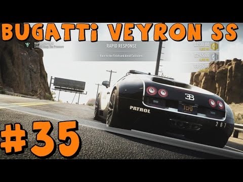 Need For Speed Rivals | Xbox One | Part 35 | Bugatti Veyron SS Patrol Car