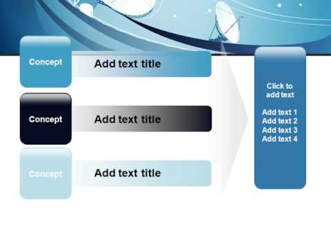 Parabolic Antennas On Masts Presentation Template by PPTStar.com