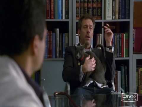 Dr. House's Goldfinger impression