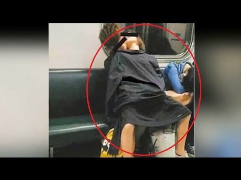 Taiwanese couple caught on camera 'doing it' on train