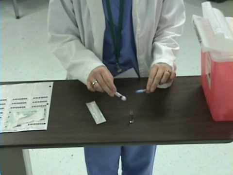 Drawing Up Medication from an Ampule